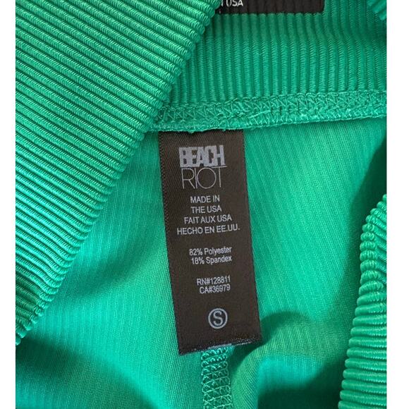 BeachRiot Sport Green Leggings Small - Picture 4 of 5